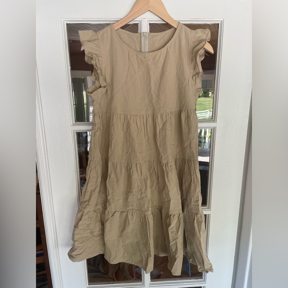 Cupshe Tan Midi Dress NWT - Picture 3 of 8